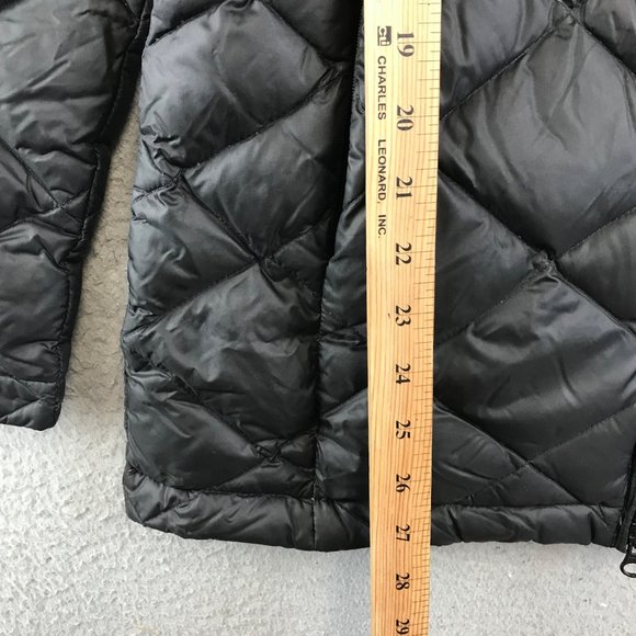 THE NORTH FACE BLACK 550 DOWN QUILTED PUFFER JACKET SIZE XS - Picture 5 of 7